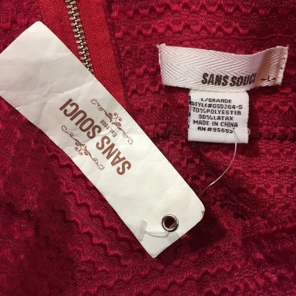 Sans Souci textured fit & flare mini dress - Picture 8 of 8